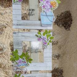 Triptyque floral 