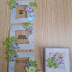 Triptyque floral 